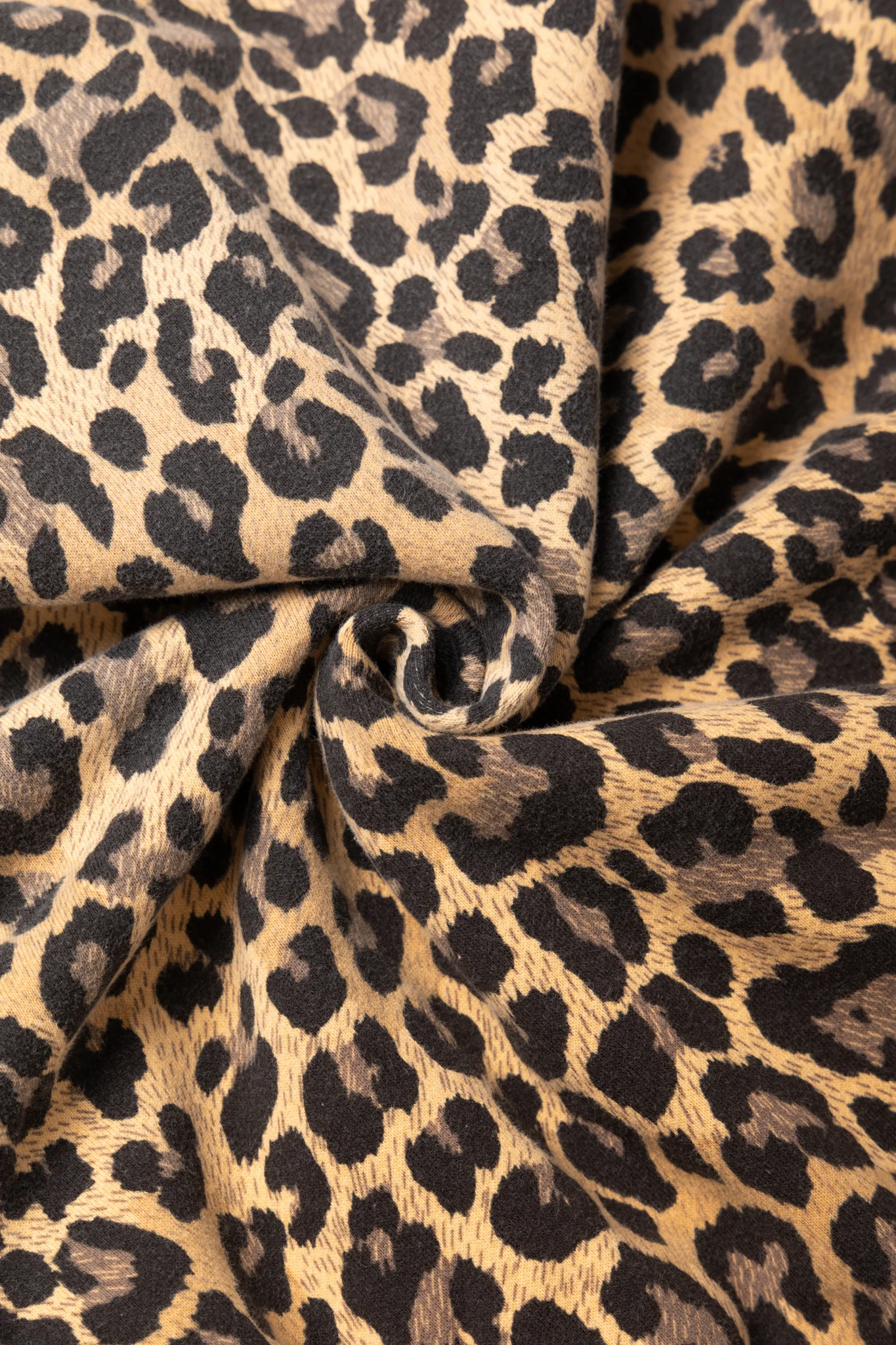 SWT Knit Leopard DEVIL Hoodie - Brown - Image 6