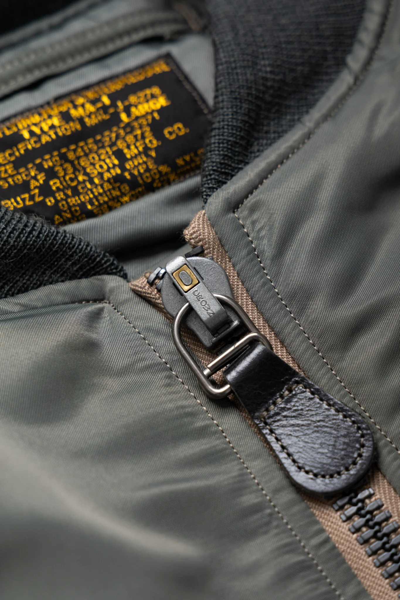 Type MA-1 Slender Original SPEC. “BUZZ RICKSON MFG. CO.” - Image 8