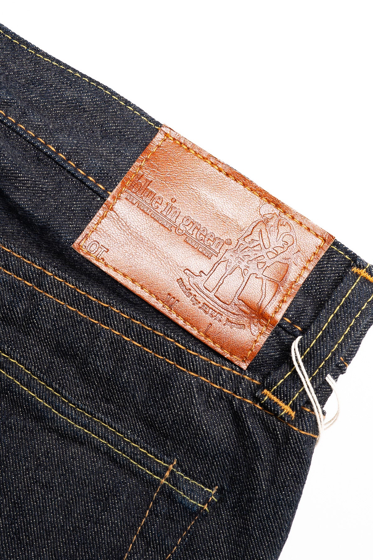 XX-011 Slim Tapered Jeans Blue In Green Exclusive Version - Image 4