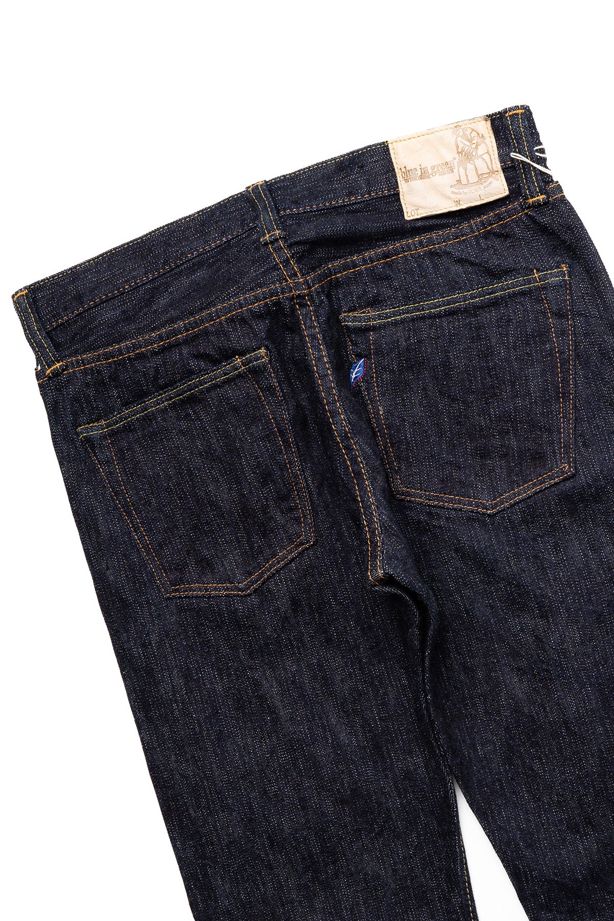 XX-013 Slim Tapered Jeans Blue In Green Exclusive Version - Image 3