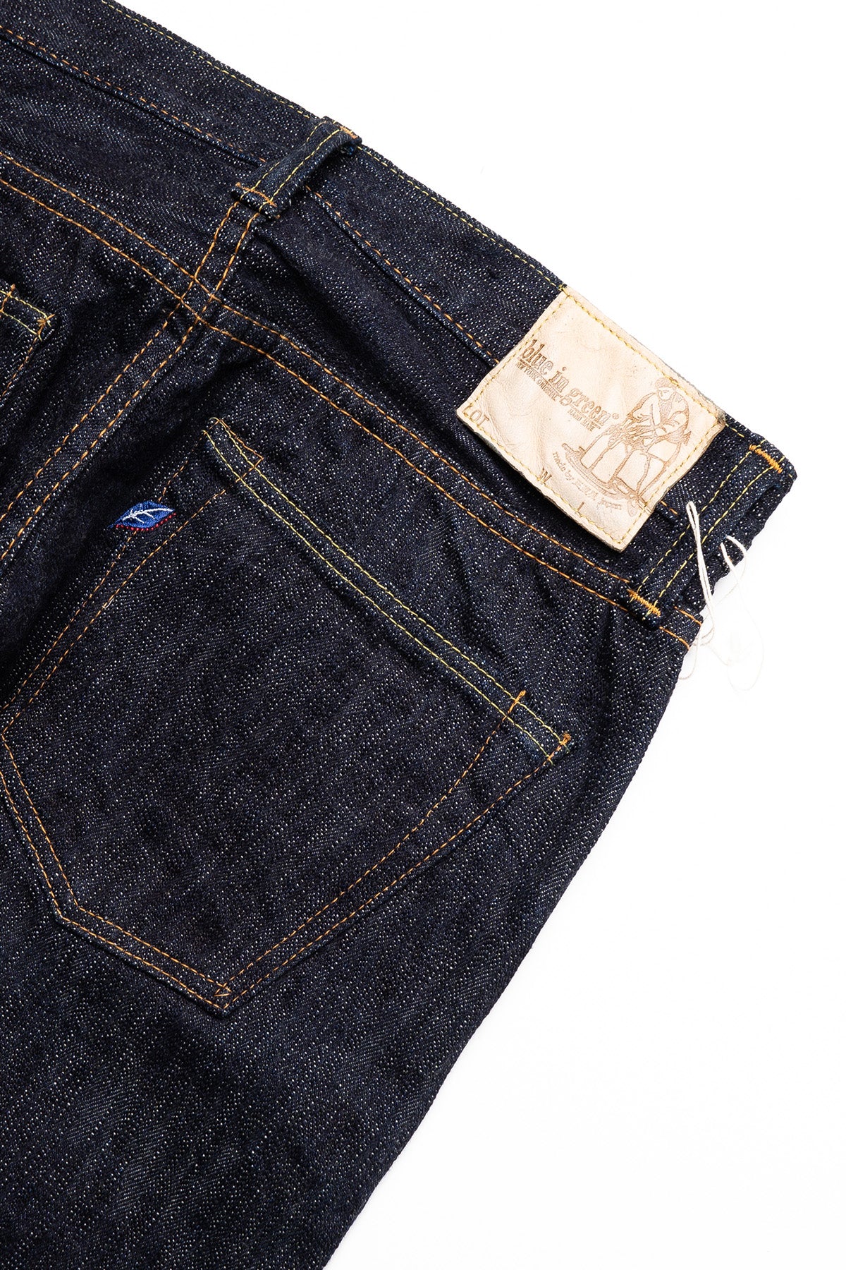 XX-013 Slim Tapered Jeans Blue In Green Exclusive Version - Image 4