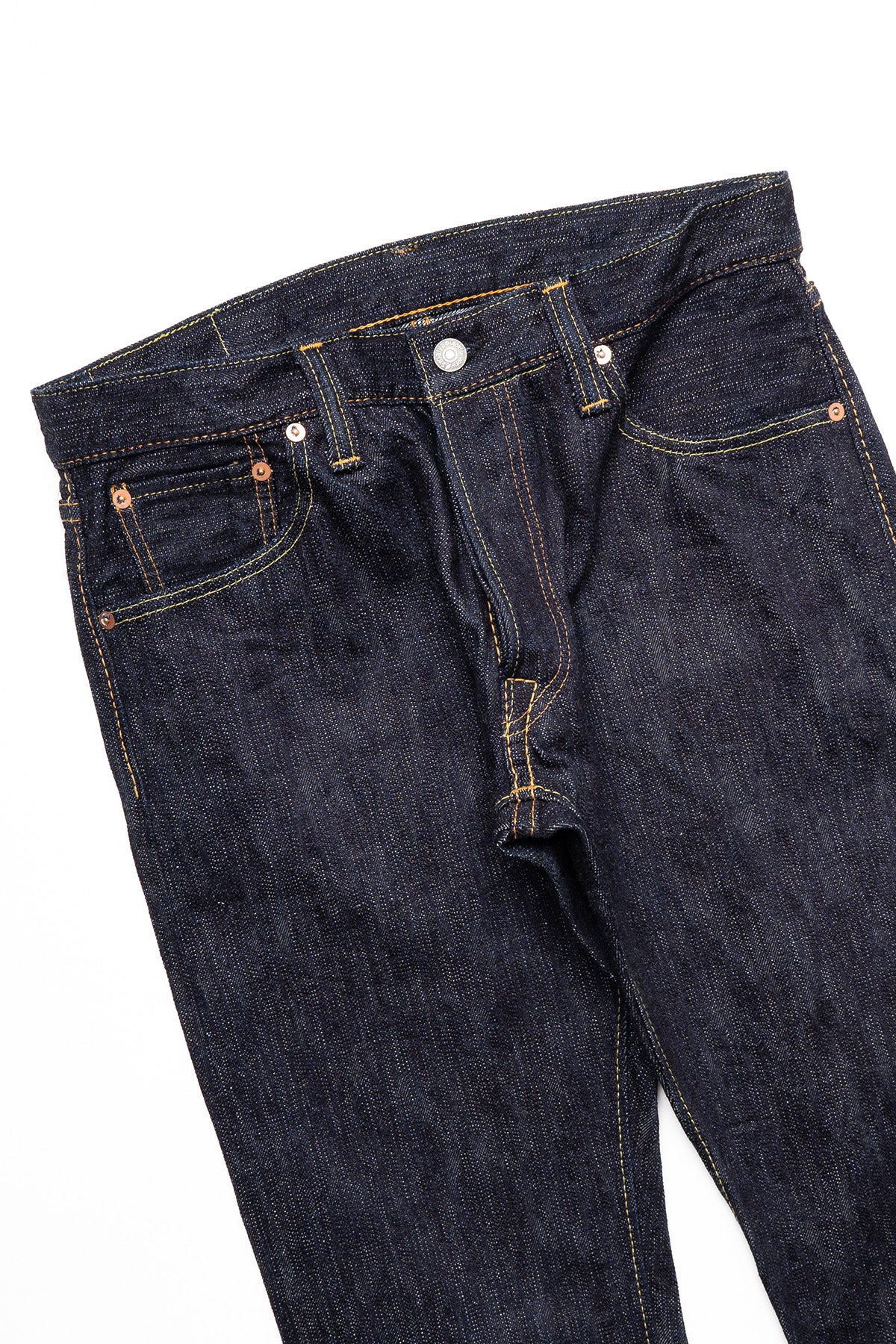 XX-013 Slim Tapered Jeans Blue In Green Exclusive Version - Image 7