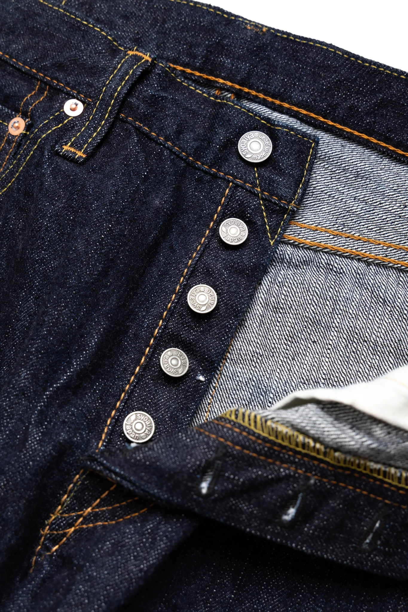 XX-019 14oz Relaxed Tapered Blue In Green Exclusive Version - Image 11