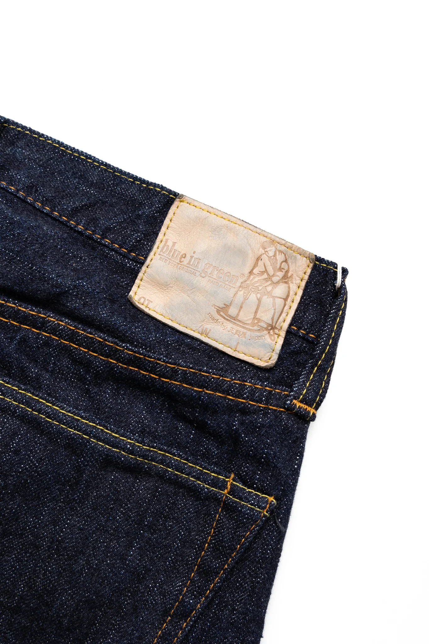 XX-019 14oz Relaxed Tapered Blue In Green Exclusive Version - Image 14