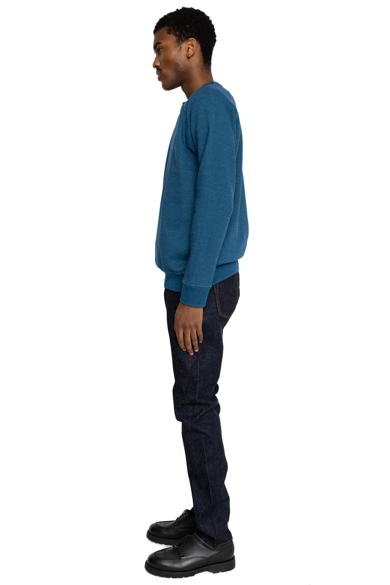 XX-019 14oz Relaxed Tapered Blue In Green Exclusive Version - Image 4