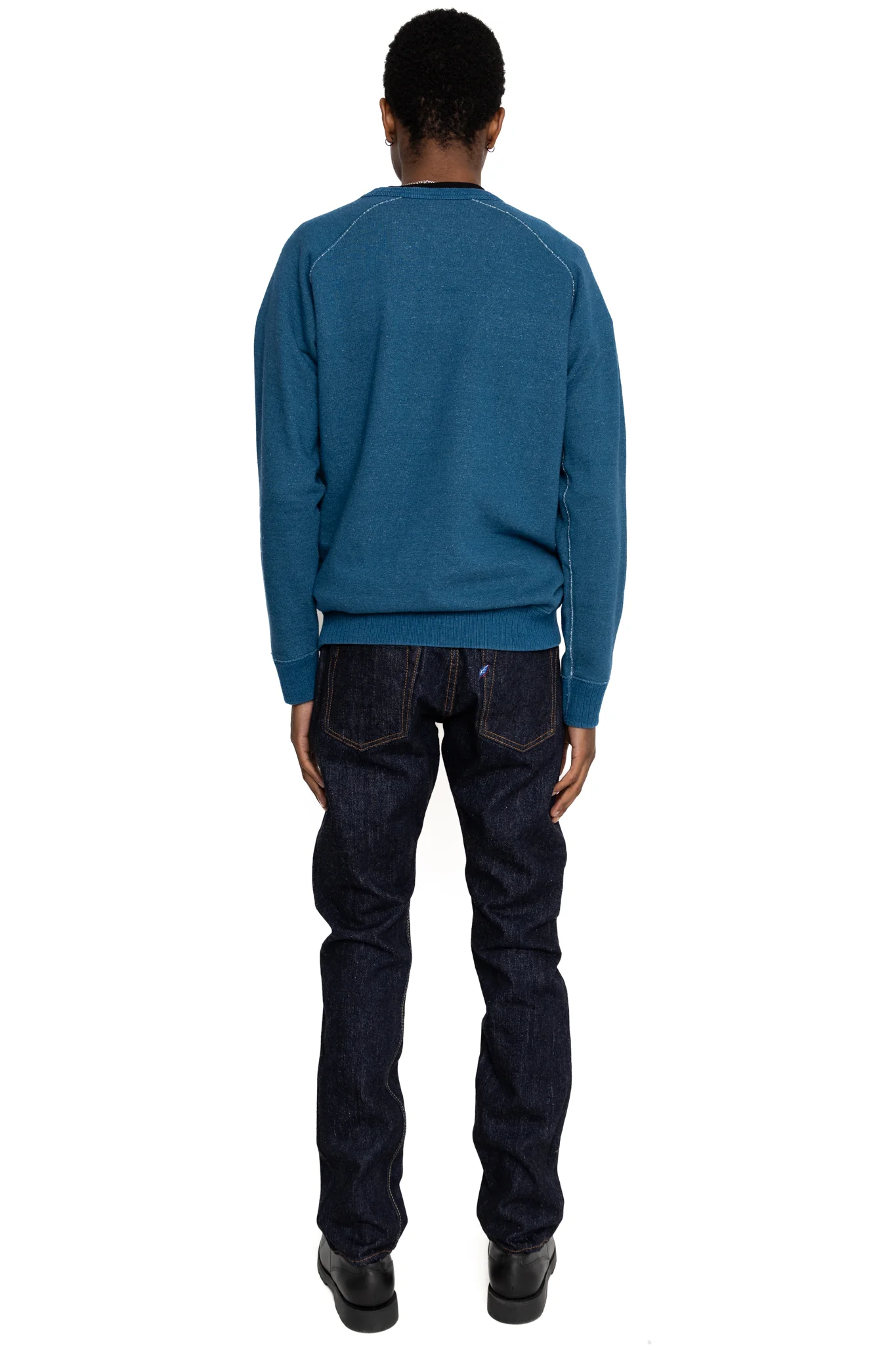 XX-019 14oz Relaxed Tapered Blue In Green Exclusive Version - Image 6