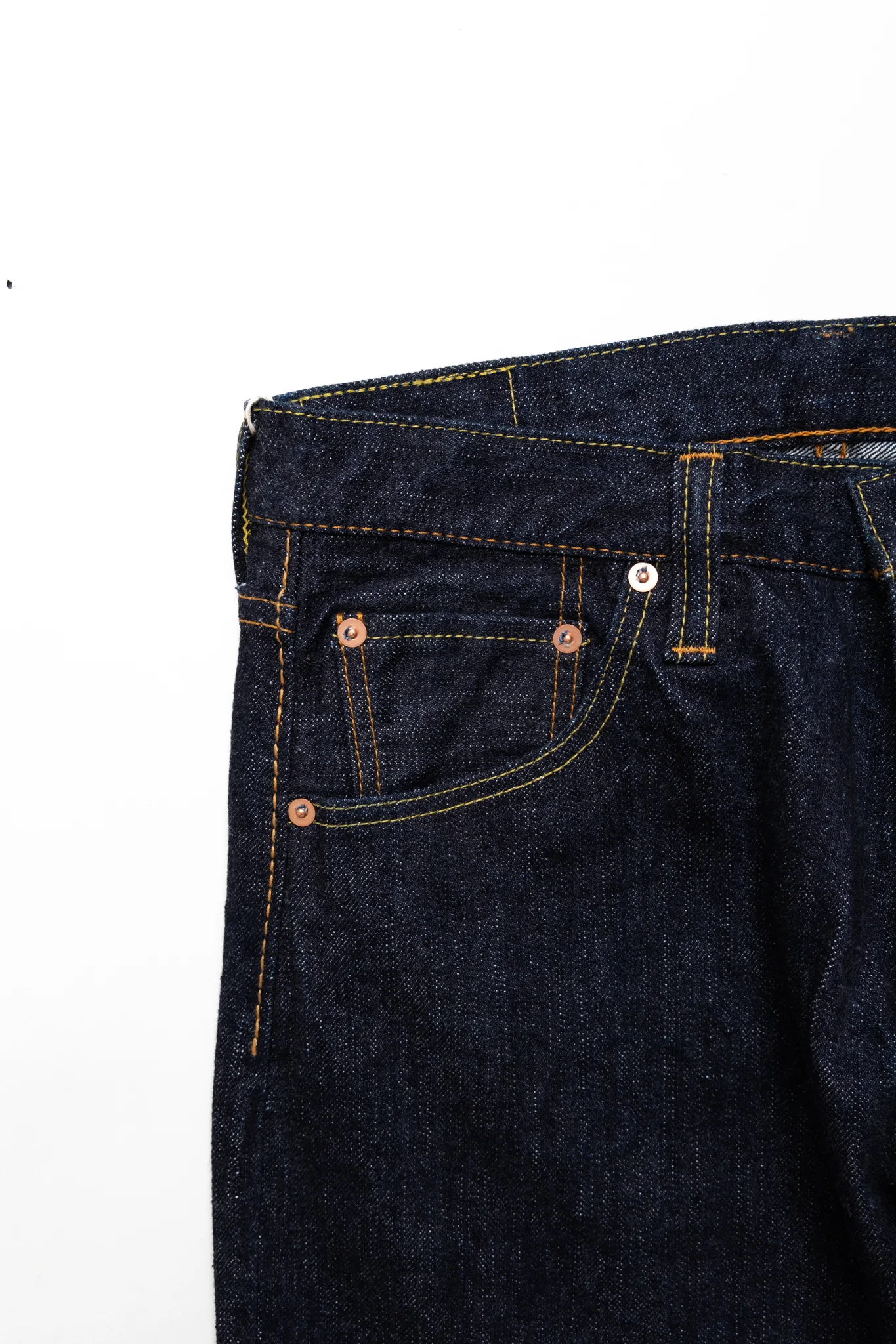 XX-019 14oz Relaxed Tapered Blue In Green Exclusive Version - Image 9